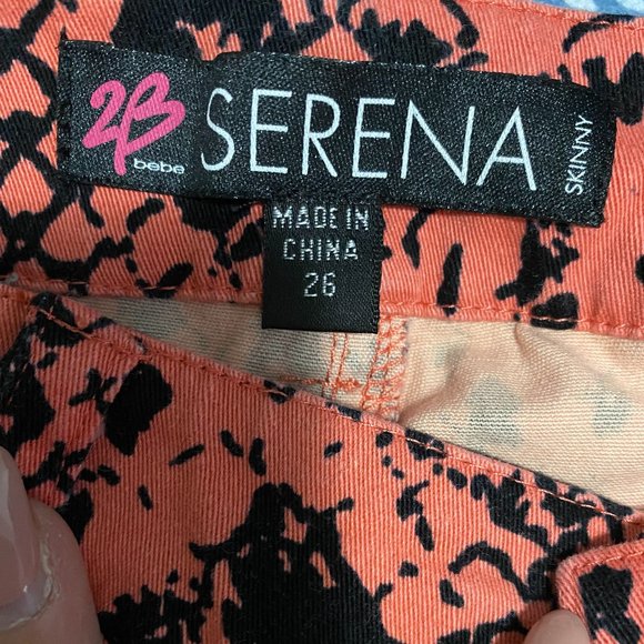 2b Bebe snakeprint jeans - Picture 2 of 2